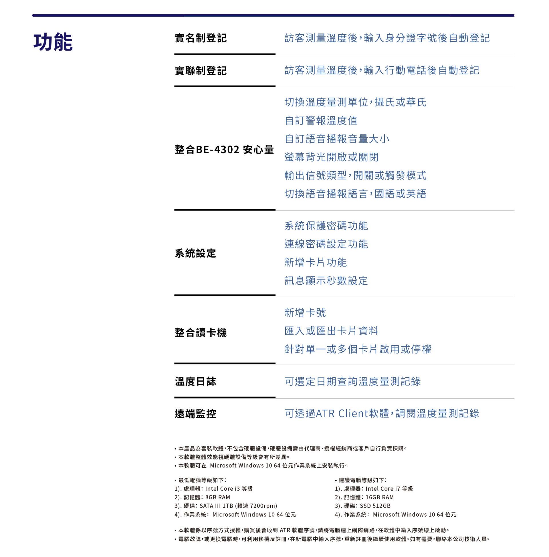 ATR 防疫追踪溯源实名登记软件 5