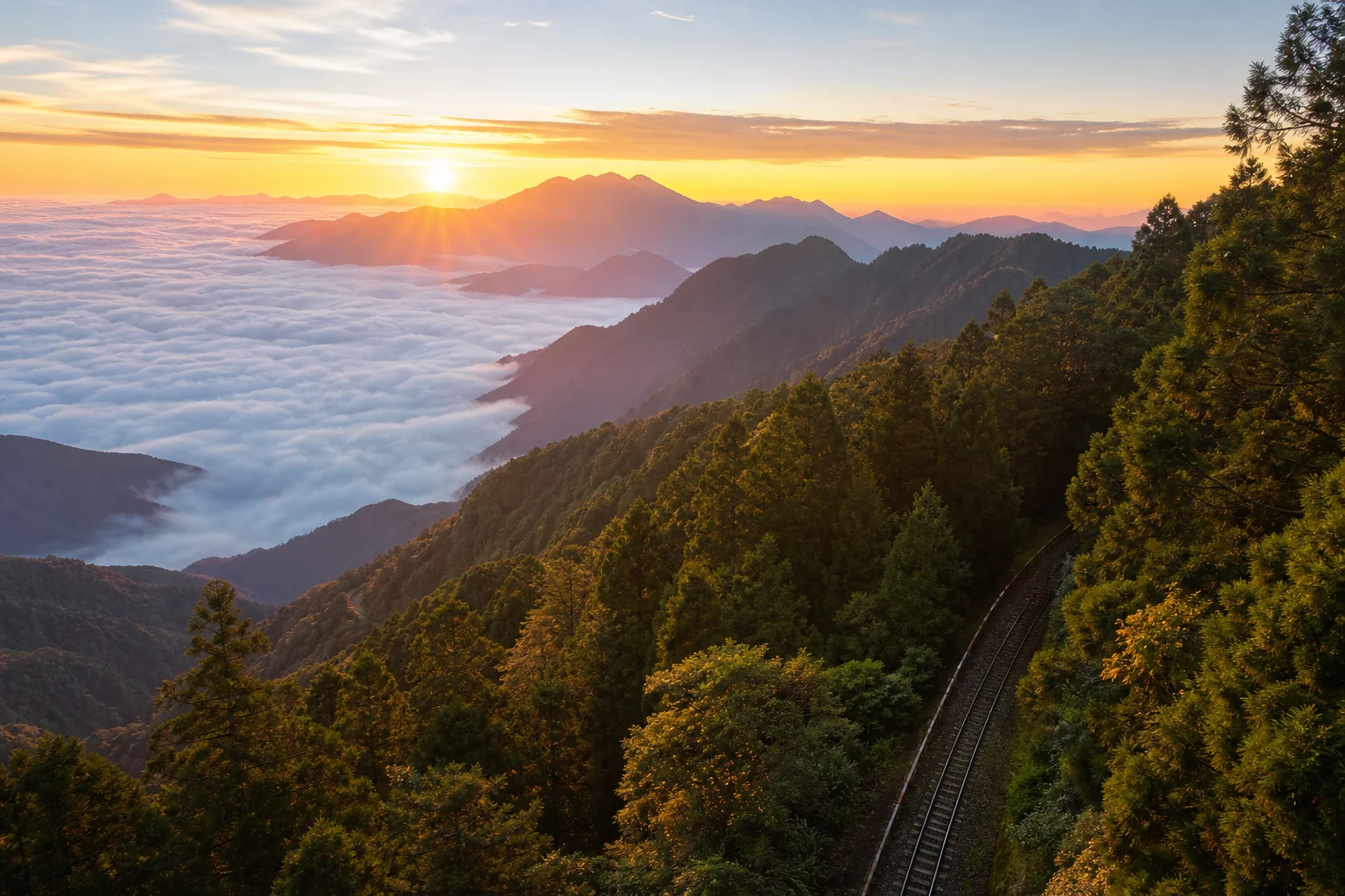嘉義縣包車旅遊風景示意圖