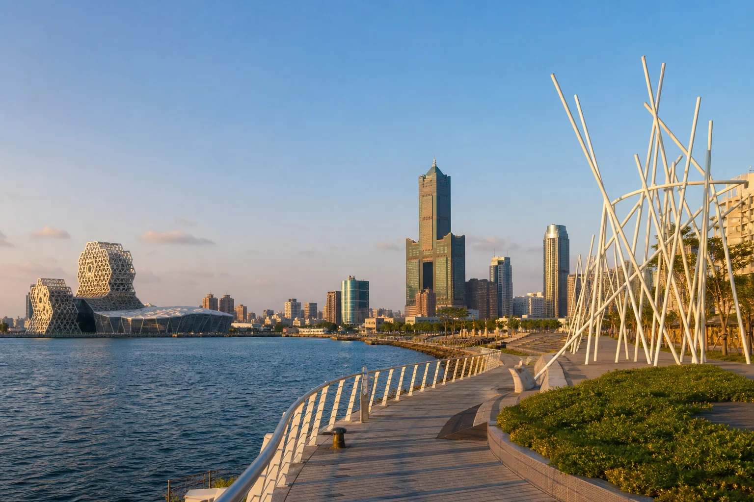 高雄市包車旅遊風景示意圖